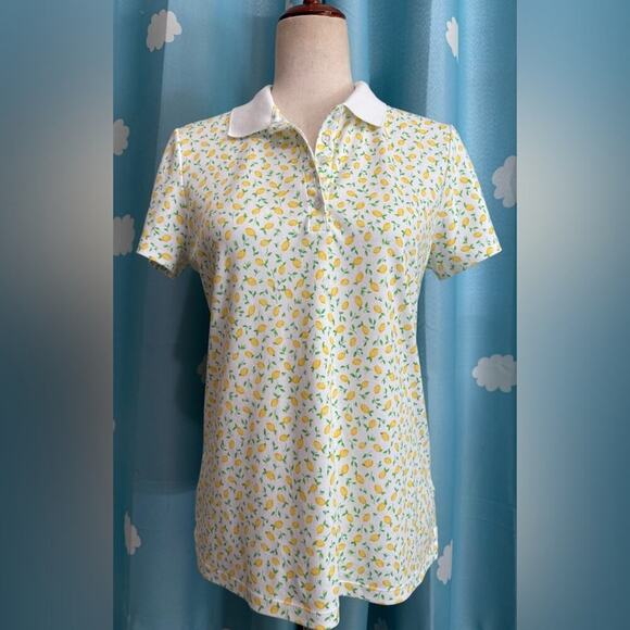 Lands' End cutesie lemon top polo- S - Picture 5 of 7